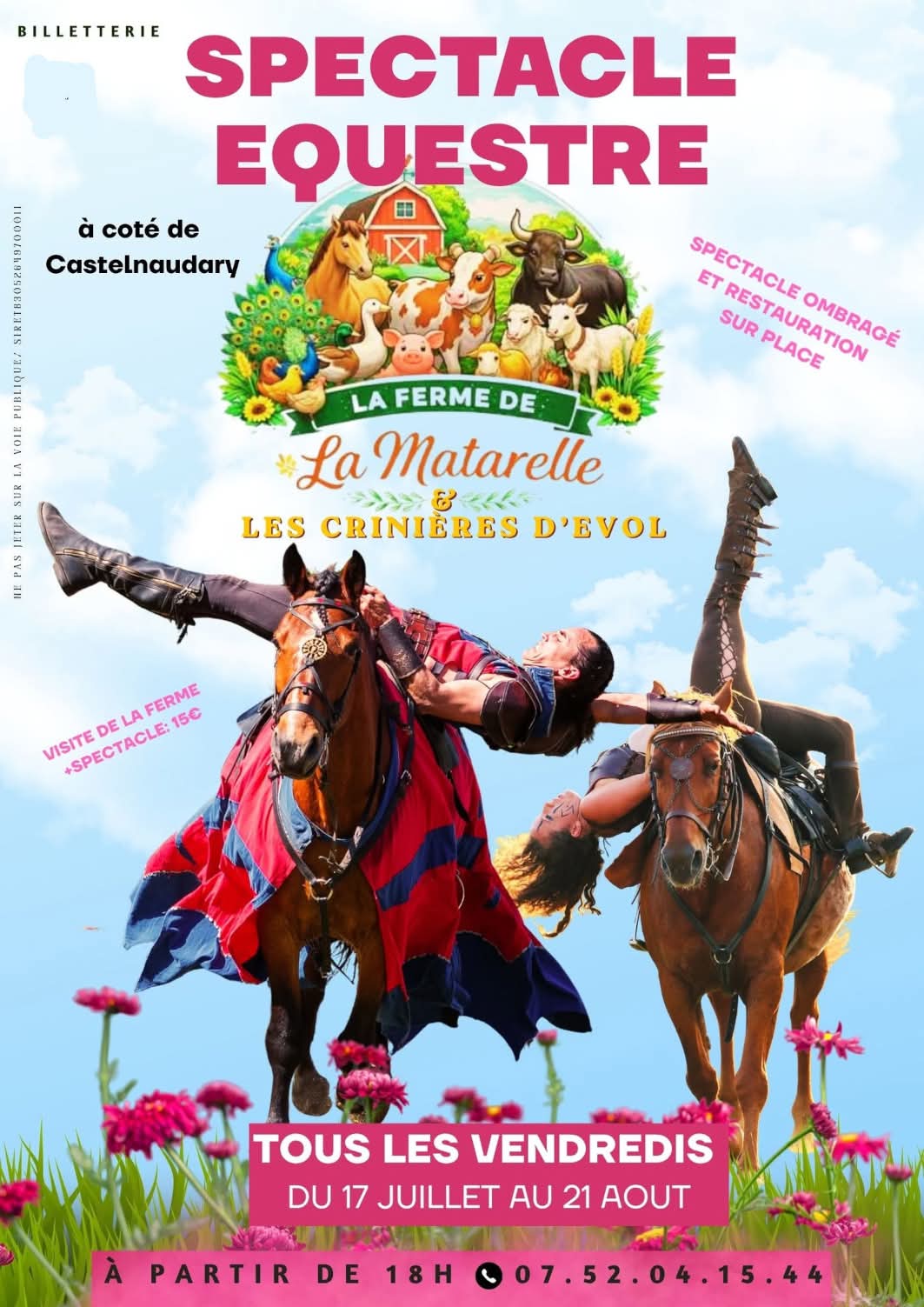 Affiche du spectacle équestre